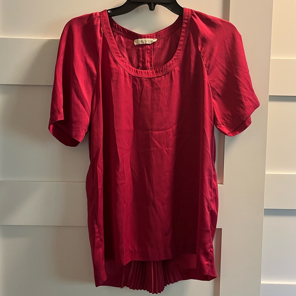 Elegant Short Sleeve Blouse